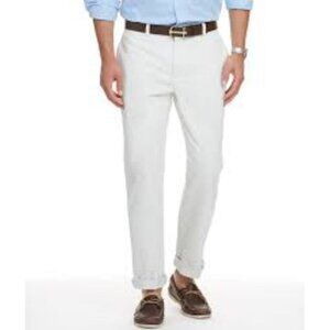 Vineyard Vines Mens off white cotton Club Chino pants size 35 x 32 inseam